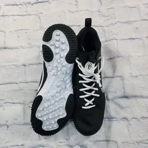 Nike MENS 15 Huarache 9 Elite TF LAX Turf Lacrosse Shoes Black White FN0310 002 Nike | Shoes | Nike Mens 5 Huarache 9 Elite Tf Lax Turf  main image 3